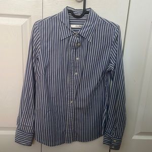 Blouse for woman blue and white size A brand old navy